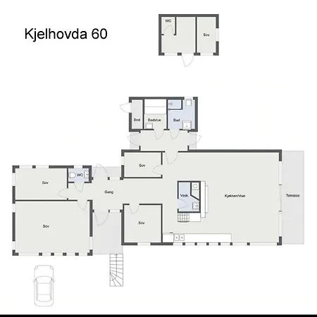 70s Architectural With Views In Feriehus *